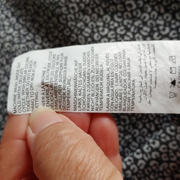 Women's Addition Elle Black & White Cheetah Print Kimono Style Jacket 1X/2X - Picture 8 of 8